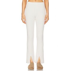 BAREFOOT DREAMS Ultra Lite Front Slit Pant in Almond - S